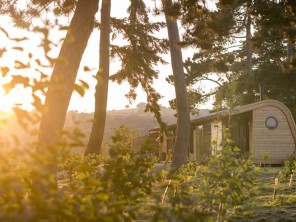 Willow Lodge Luxury Eco Pod with Hot Tub near Hay on Wye, Herefordshire, England